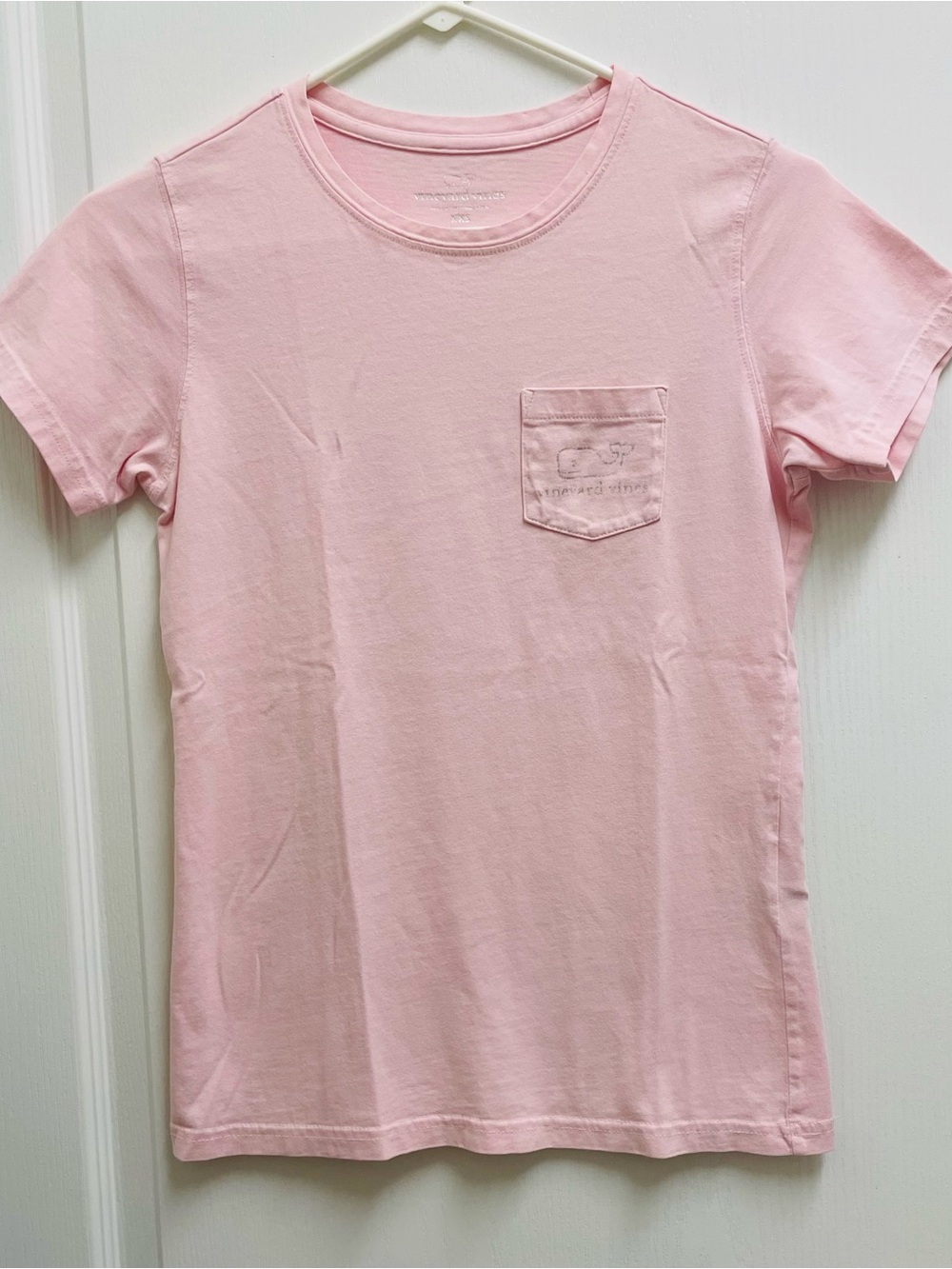 Vineyard Vines Pink Pocket Tee Sz XXS